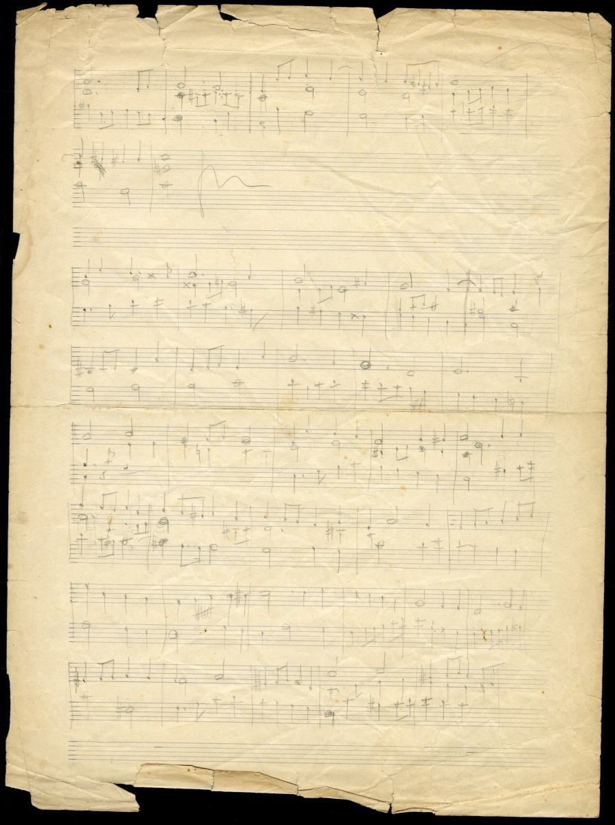 M. K. Čiurlionis manuscript