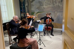 Valstybinio Vilniaus kvarteto koncertas „Modernios Lietuvos gimimas“ M. K. Čiurlionio namuose