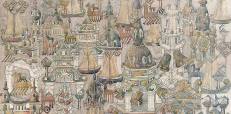 Jūratės Bučmytės ir Alberto Krajinsko akvarelių paroda „Pokalbis su Čiurlioniu“