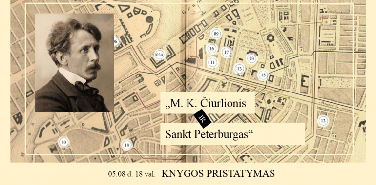 Jurij Šeniavskij knygos „M. K. Čiurlionis ir Sankt Peterburgas“ pristatymas