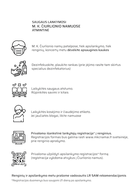 Informacija lankytojams | Saugaus lankymosi atmintinė