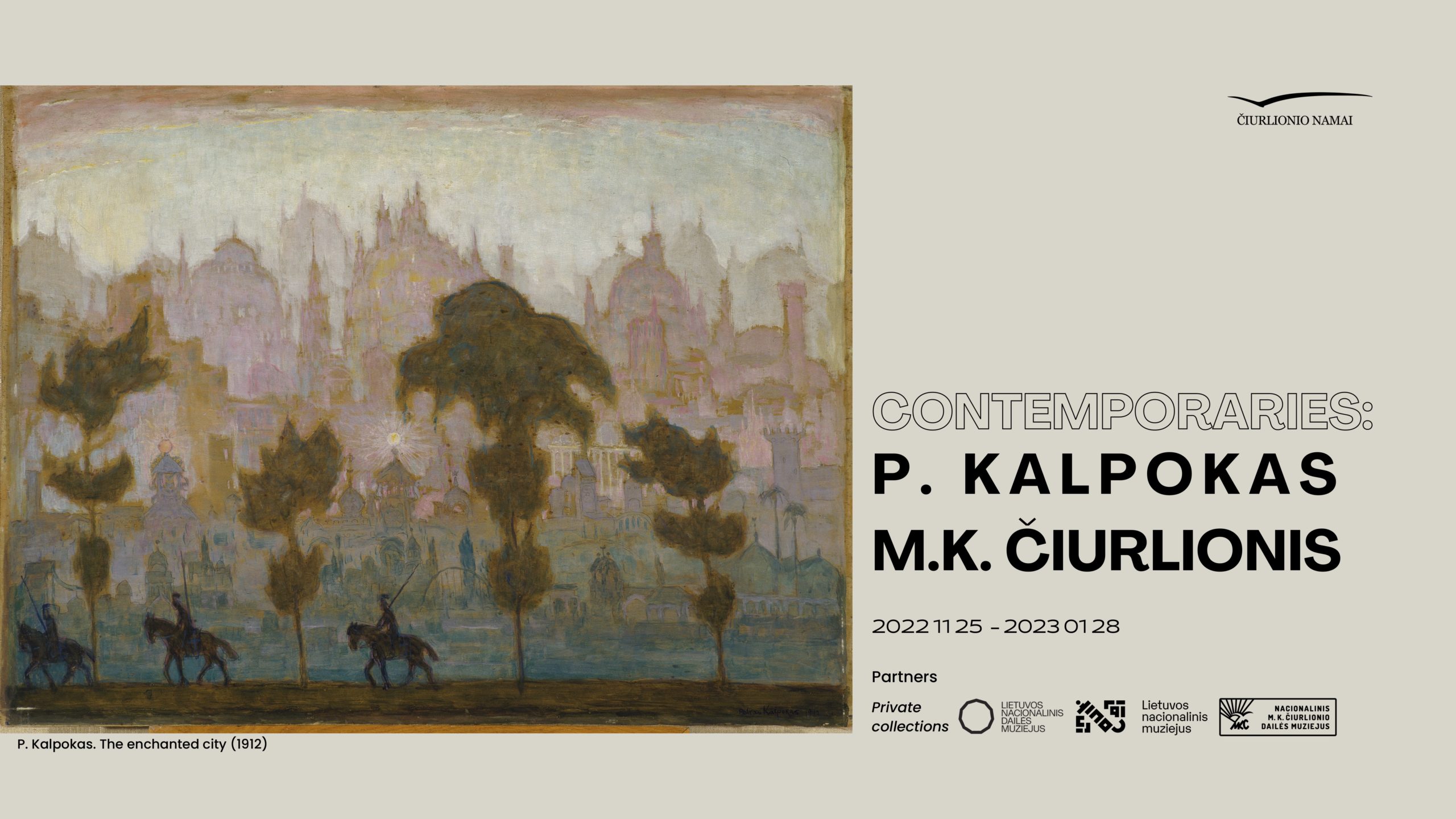 Exhibition | Contemporaries: Petras Kalpokas and Mikalojus Konstantinas Čiurlionis
