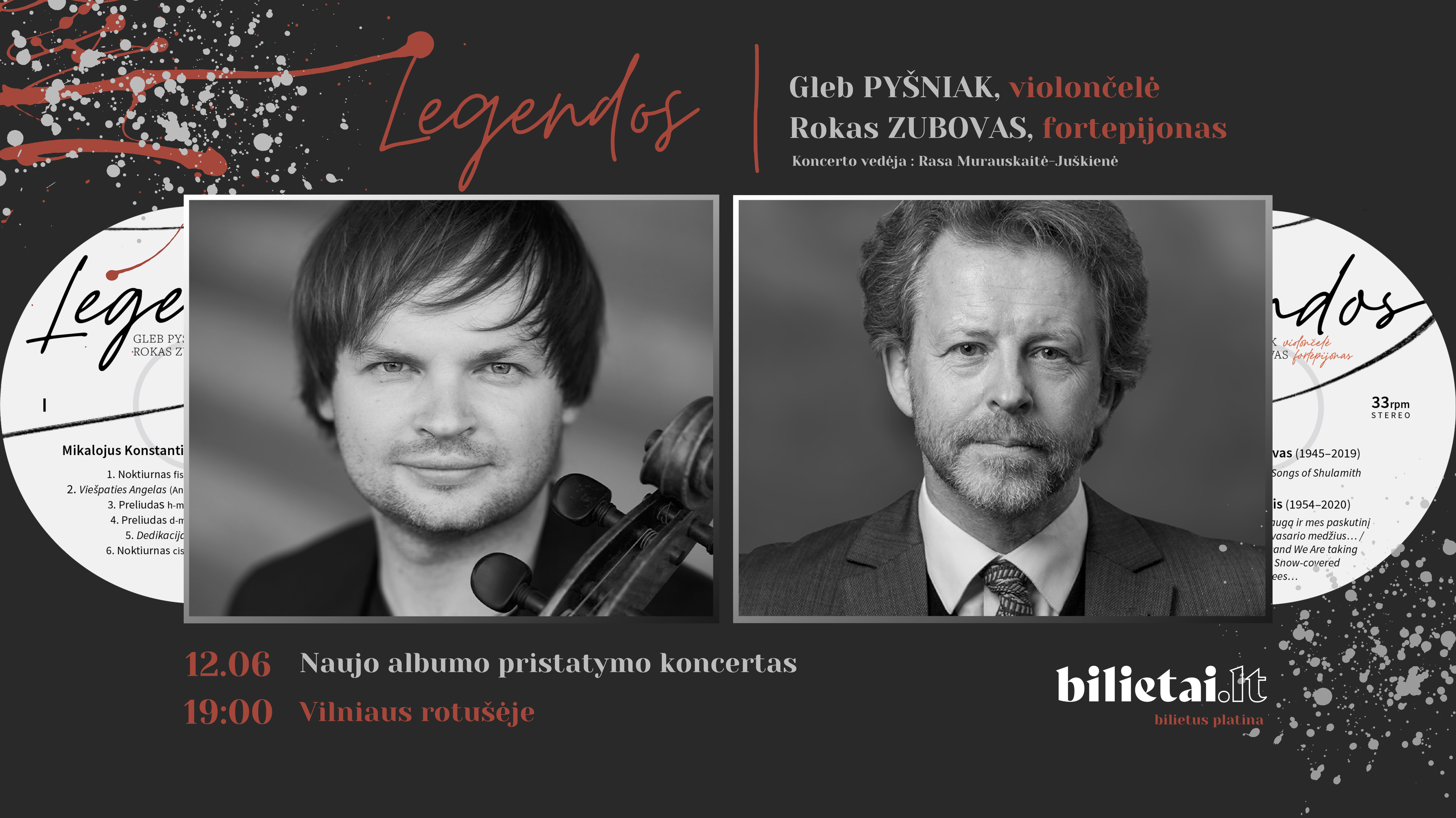 LEGENDOS | naujo albumo pristatymo koncertas Vilniaus rotušėje