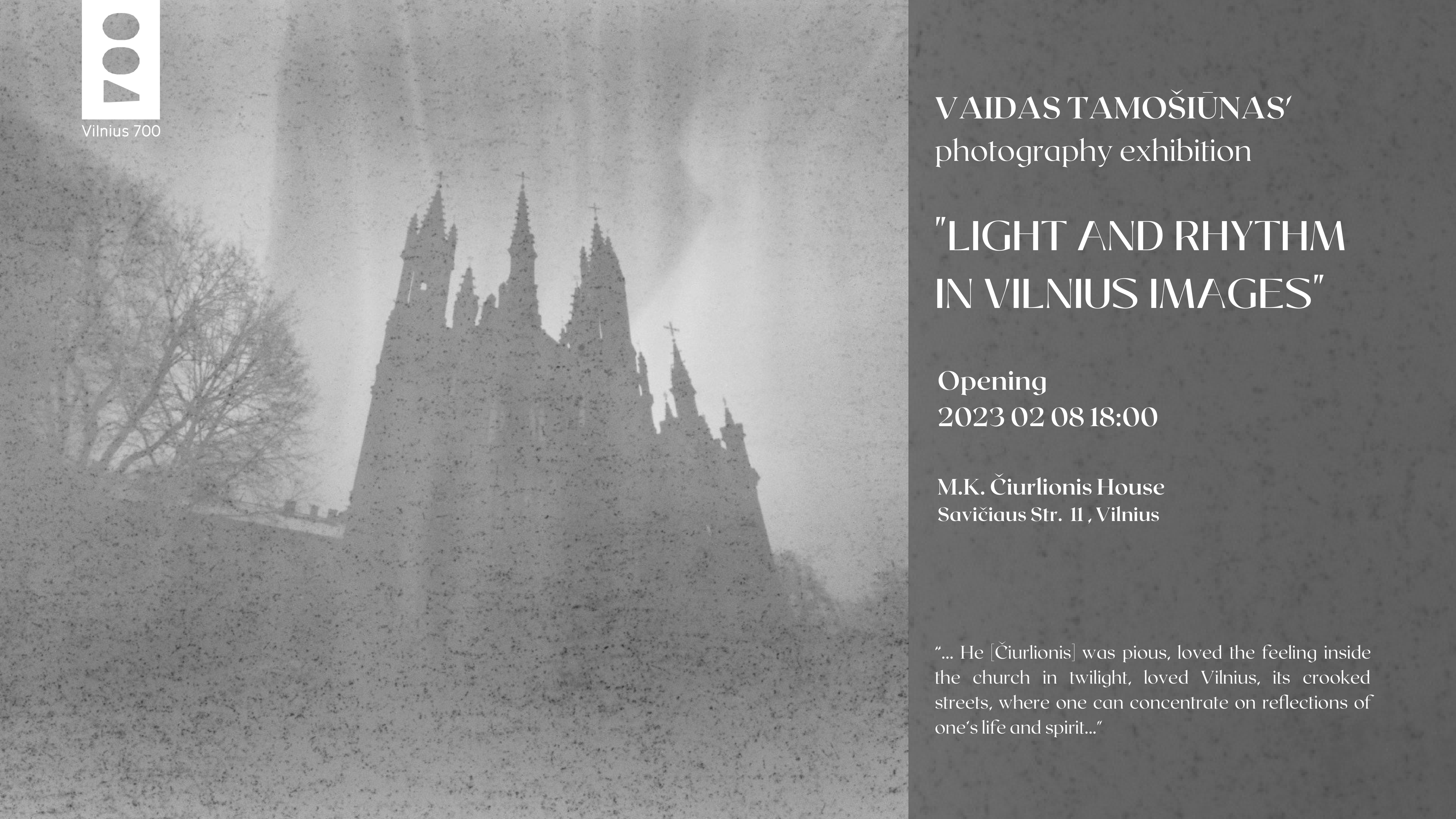 Exhibition | Light and Rhythm in the Images of Vilnius