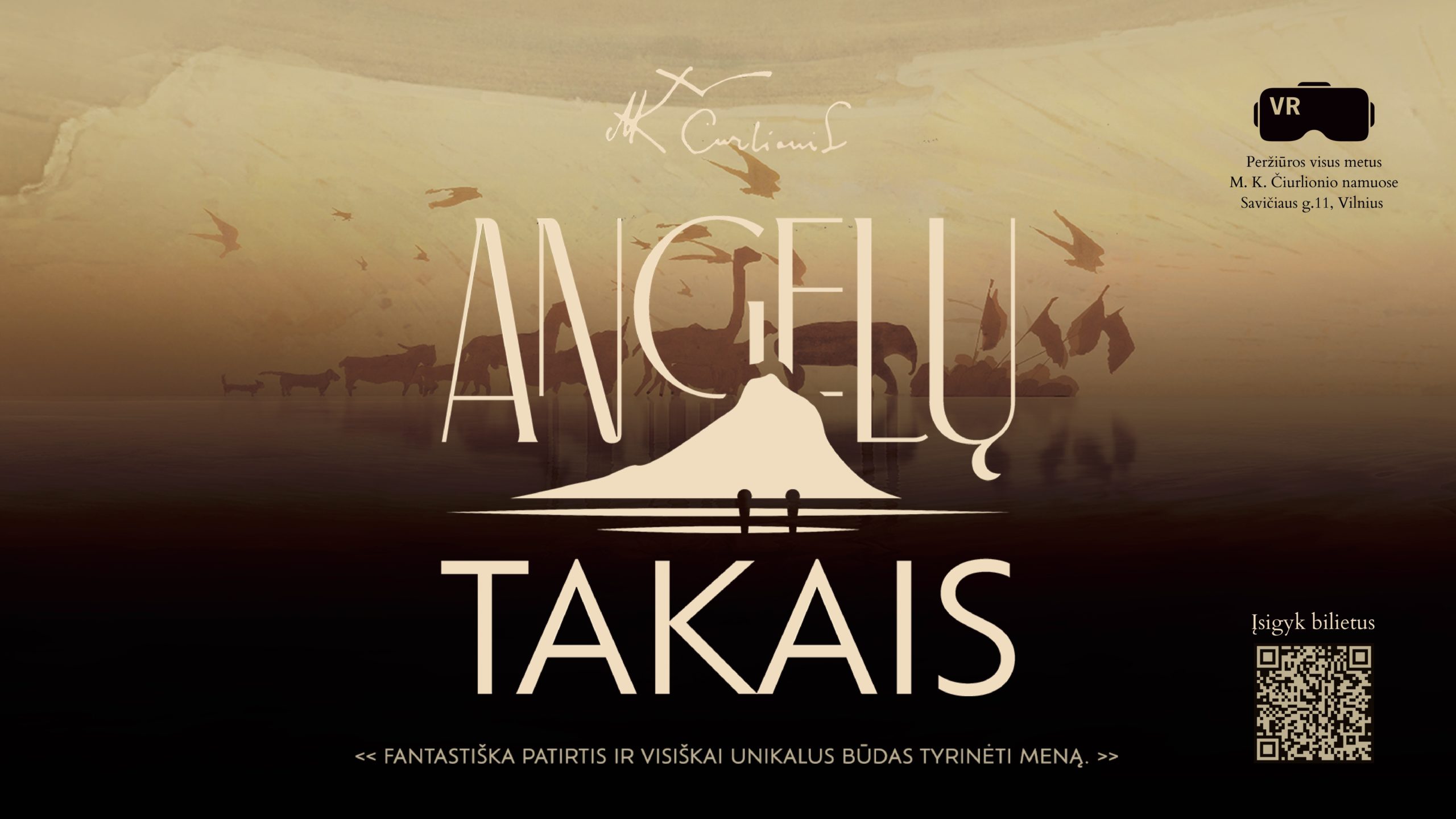 VR filmas ~ANGELŲ TAKAIS~ M. K. Čiurlionio namuose