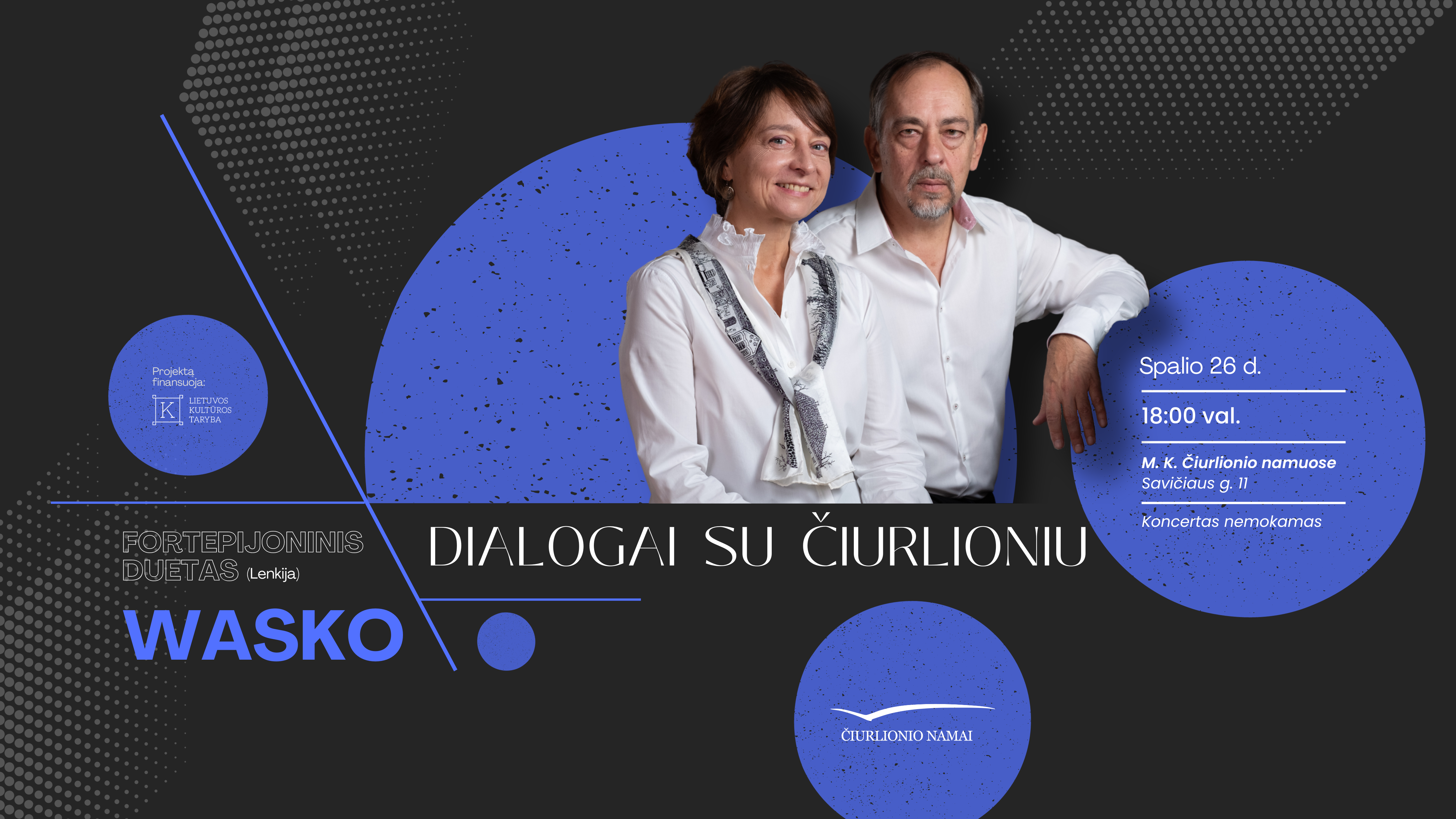 DIALOGAI SU ČIURLIONIU | Fortepijoninis duetas „Wasko“ (Lenkija)