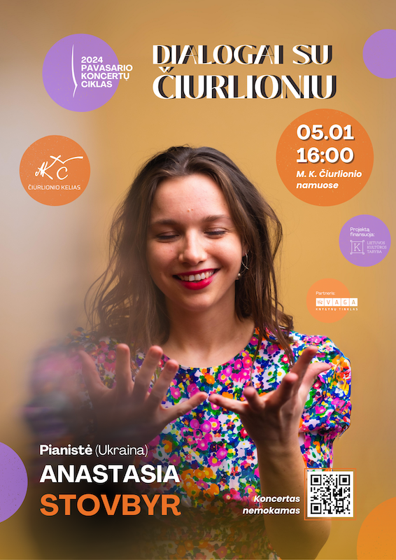 Dialogai su Čiurlioniu: pianistė Anastasia Stovbyr (Ukraina)