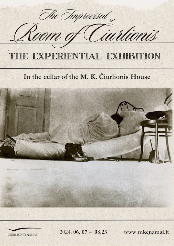 The experiential exhibition “The Improvised Room of Čiurlionis”
