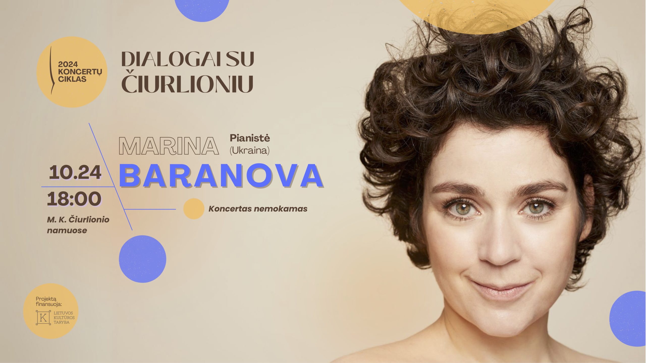 Dialogai su Čiurlioniu | Marina Baranova (fortepijonas, Ukraina)