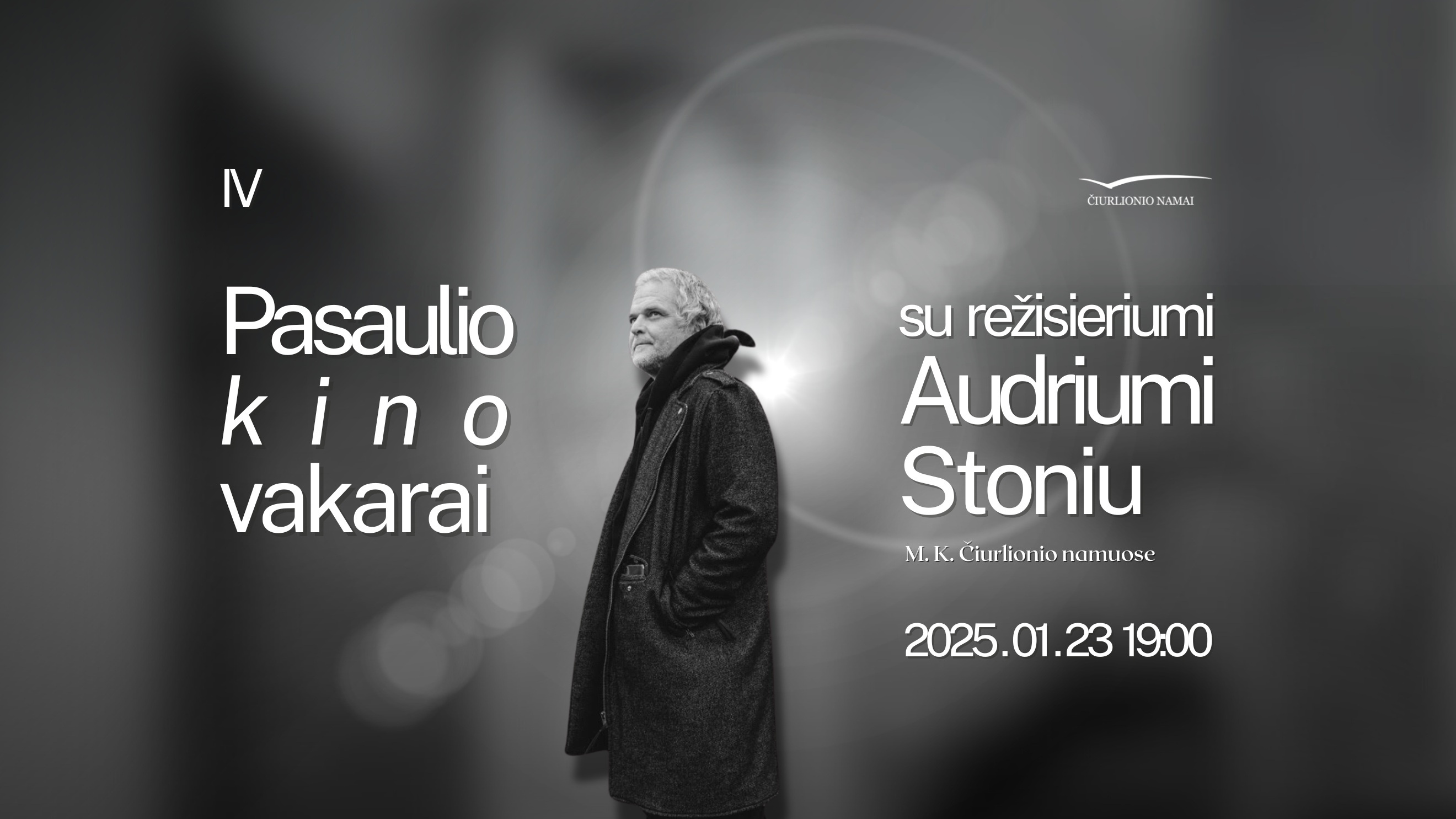 Pasaulio kino vakarai su Audriumi Stoniu