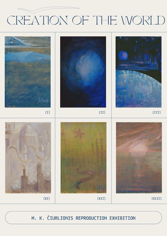 Creation of the World. Čiurlionis Reproduction Exhibition