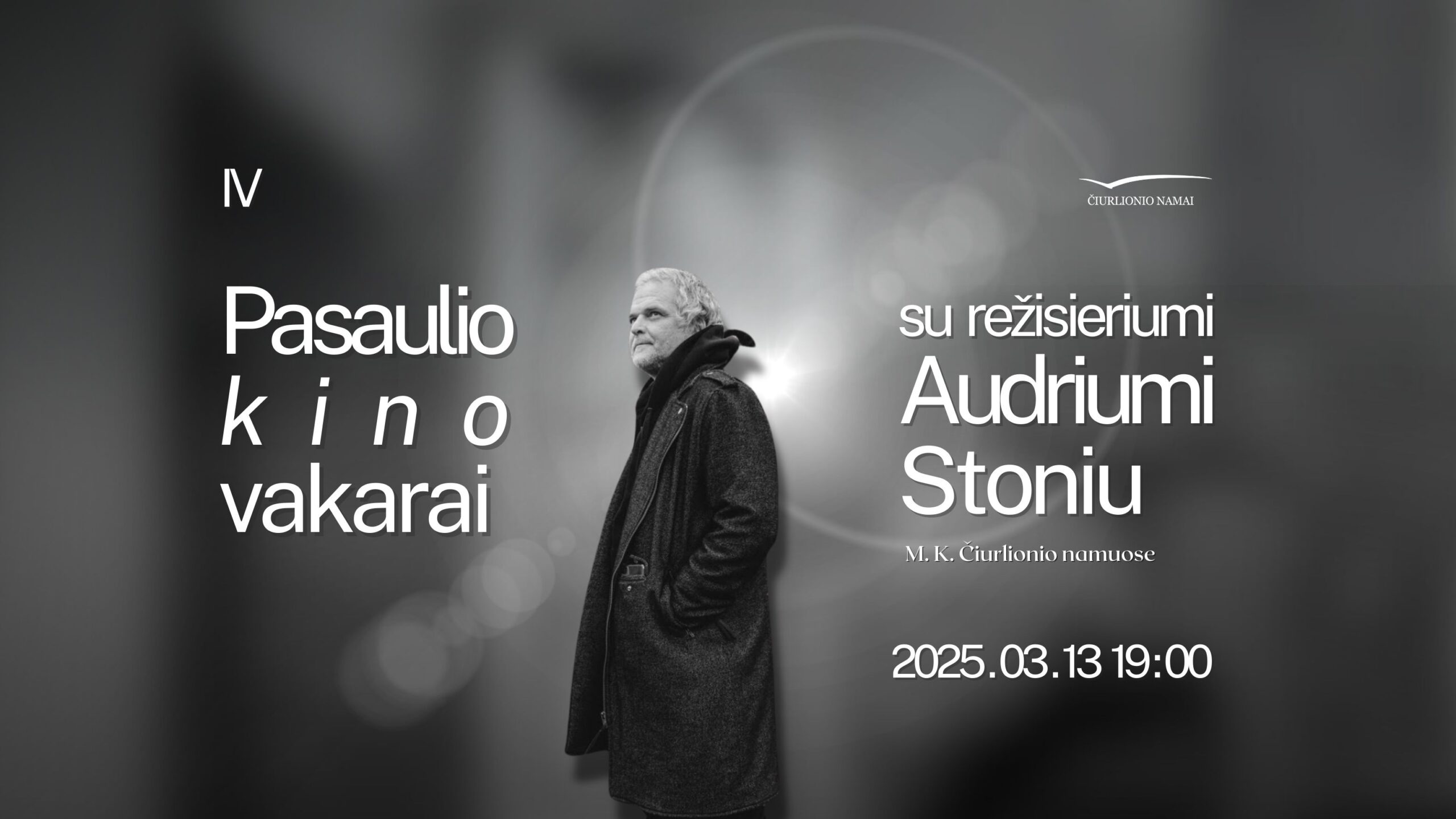 Pasaulio kino vakarai su Audriumi Stoniu