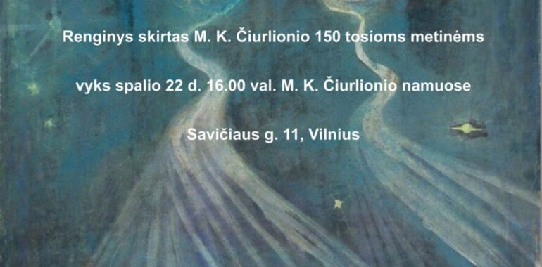 Ruslano Arutiuniano paskaita apie M. K. Čiurlionio „Pasaulio sutvėrimą”