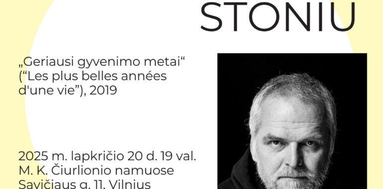 Kino vakaras su režisieriumi Audriumi Stoniu